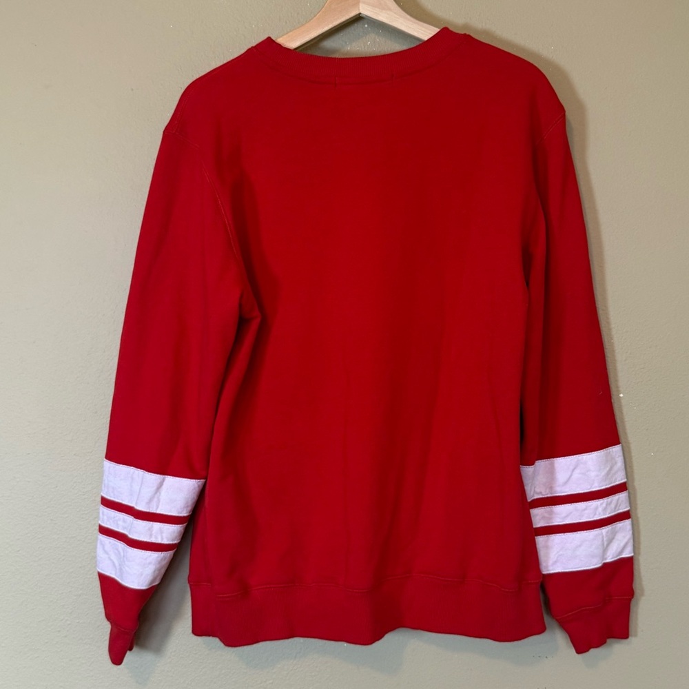 Royal Life - Men's Red Cotton Crewneck Suicide King Sweater Size XL - Picture 4 of 7